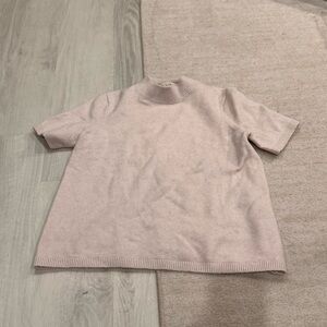 Loft Mockneck Short Sleeve Sweater